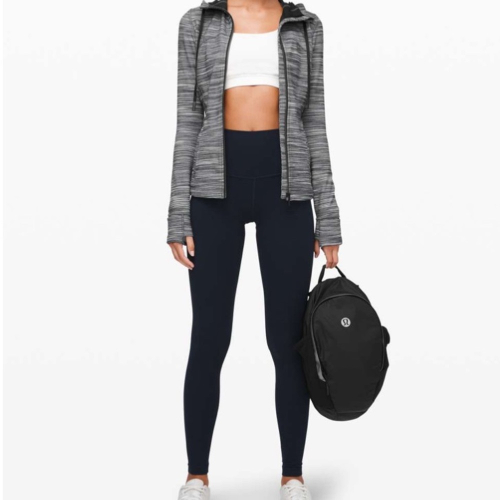 Lululemon Define Jacket hooded Nulu BNWT 
Heathered Black / White / Black